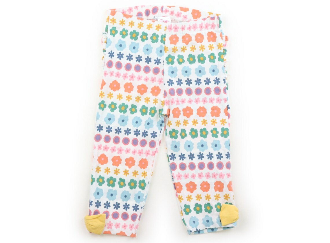 Spats - ラッフルバッツ Ruffle Butts レギンス 90 女の子 ホワイト・マルチカラー・お花 子供服 ベビー服 キッズ アウトレット ユーズド 【中古】キッズ・ベビー・マタニティ