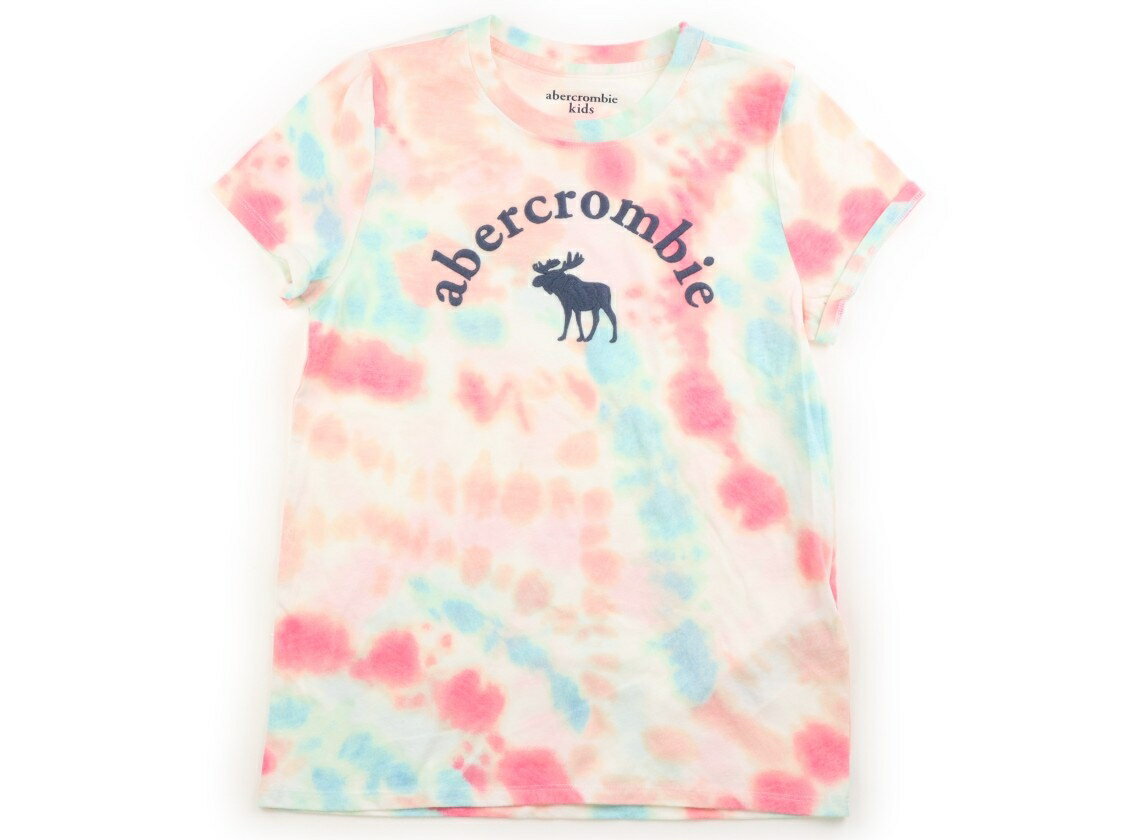 アバクロ Abercrombie Tシャツ・カットソー 140 女の子 白ピンクだいだい 子供服 ベビー服 キッズ アウトレット ユーズド 【中古】キッズ・ベビー・マタニティ