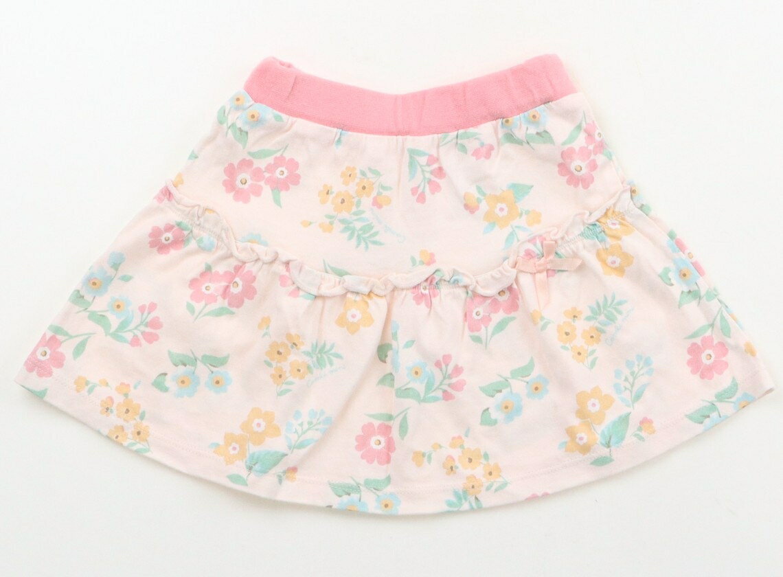 コンビミニ Combimini スカート 80 女の子 ピンク・花柄 子供服 ベビー服 キッズ アウトレット ユーズド 中古 キッズ・ベビー・マタニティ