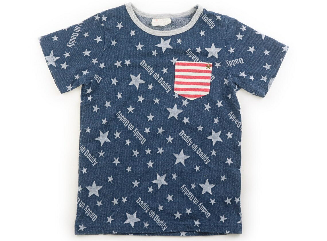 ダディーオーダディー Daddy Oh Daddy Tシャツ・カットソー 120 男の子 ネイビー・星柄 子供服 ベビー服 キッズ アウトレット ユーズド 【中古】キッズ・ベビー・マタニティ