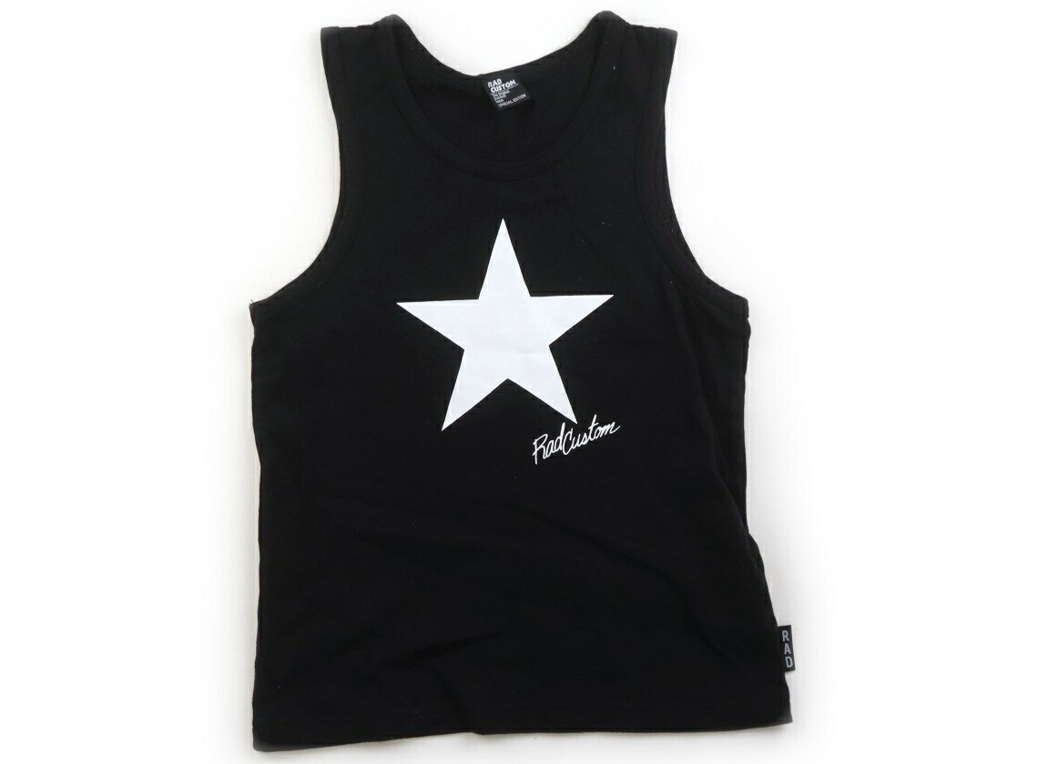 RAD CUSTOM Tank Top/Camisole, Size 130, Boys, Black/White Star Pattern, Children's Clothing, Baby Clothes, Kids, Outlet, Used [Pre-owned] Kids, Baby, Maternity