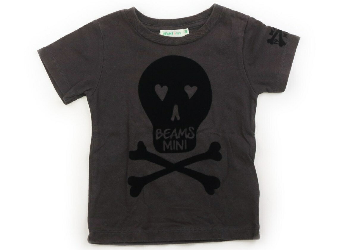 ビームス BEAMS Tシャツ・カットソー 90 男の子 チャコール・スカル 子供服 ベビー服 キッズ アウトレット ユーズド 【中古】キッズ・ベビー・マタニティ