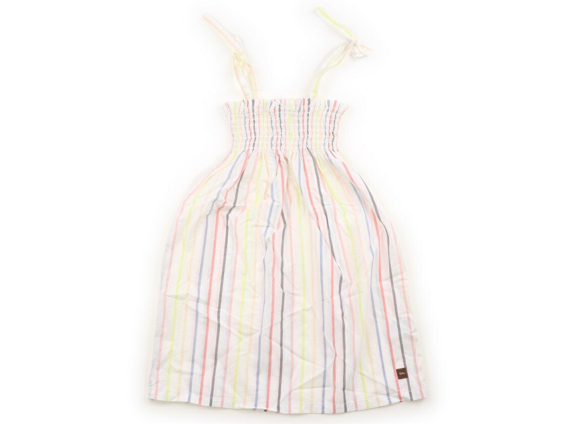 ティー Tea/Tea Collction ワンピース 90 女の子 ストライプ　ピンク　青 子供服 ベビー服 キッズ アウトレット ユーズド キッズ・ベビー・マタニティ