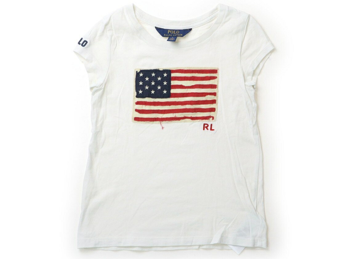 ポロラルフローレン POLO RALPH LAUREN Tシャツ・カットソー 120 男の子 白 子供服 ベビー服 キッズ アウトレット ユーズド 【中古】キッズ・ベビー・マタニティ