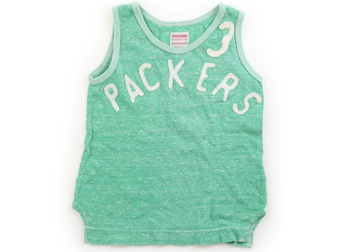 DENIM & DUNGAREE Tank Top/Camisole, Size 90, Boys, Green Slub Fabric, Children's Clothing, Baby Clothes, Kids, Outlet, Used [Pre-owned] Kids, Baby, Maternity