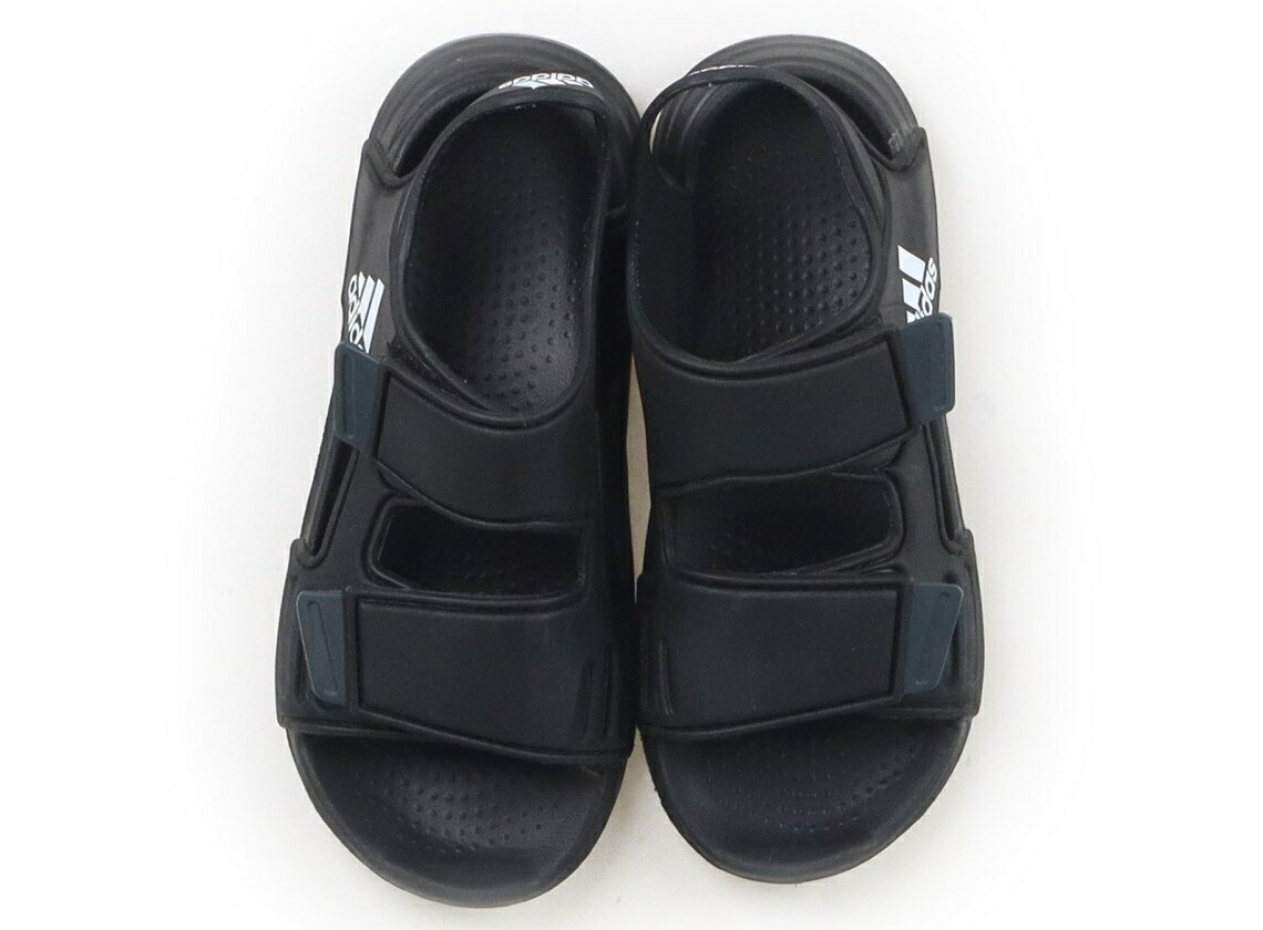 アディダス Adidas サンダル 靴20cm〜 男の子 ブラック・オフ 子供服 ベビー服 キッズ アウトレット ユーズド 【中古】キッズ・ベビー・マタニティ