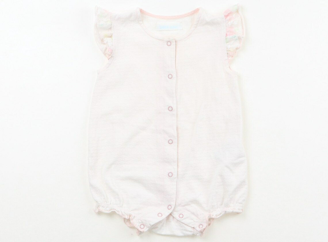 べべ BeBe カバーオール 70 女の子 パウダーピンク 子供服 ベビー服 キッズ アウトレット ユーズド 【中古】キッズ ベビー マタニティ