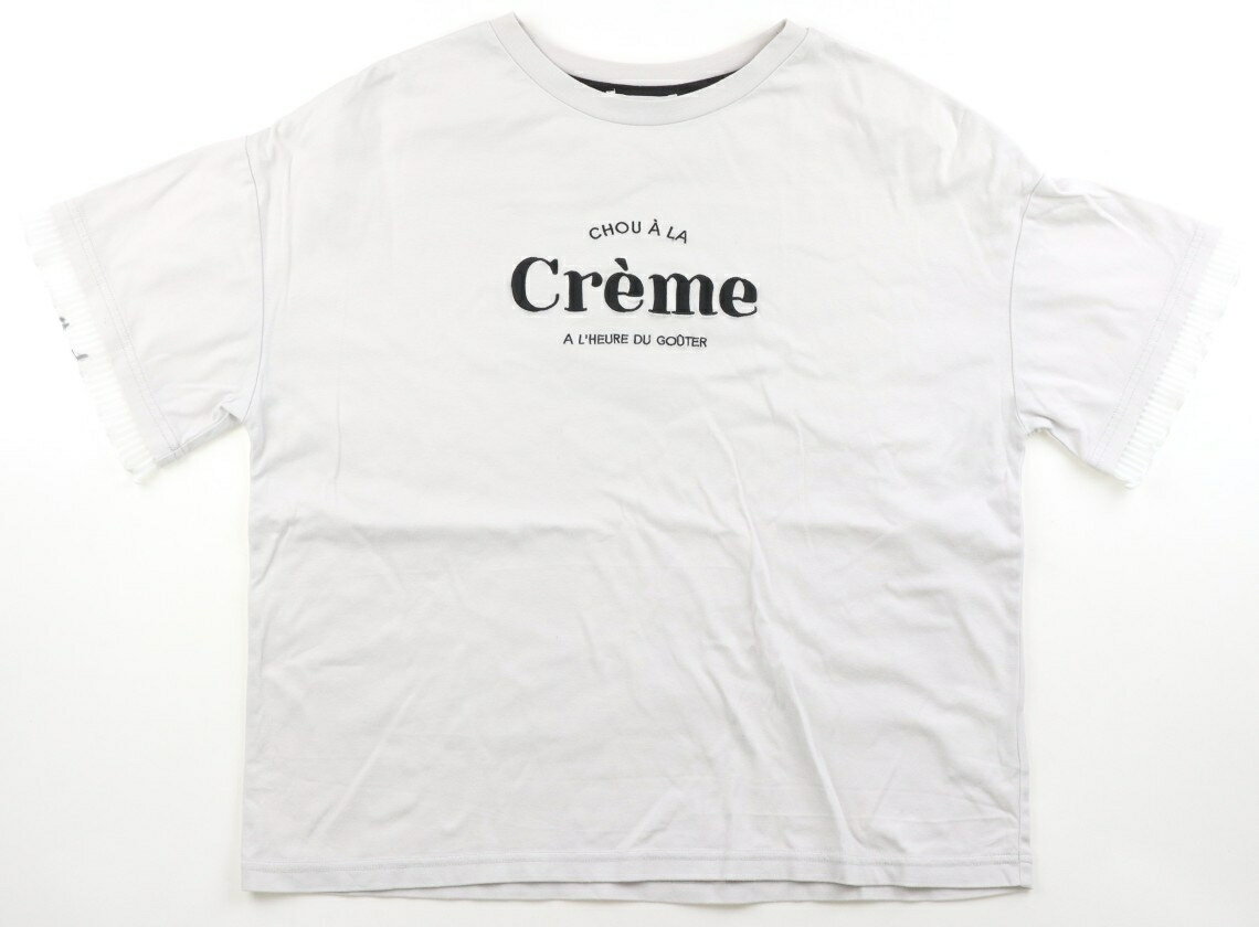 Rakuten - メゾピアノ mezzo piano Tシャツ・カットソー 160 女の子 ライトグレー・ホワイトストライプ 子供服 ベビー服 キッズ アウトレット ユーズド 【中古】キッズ・ベビー・マタニティ