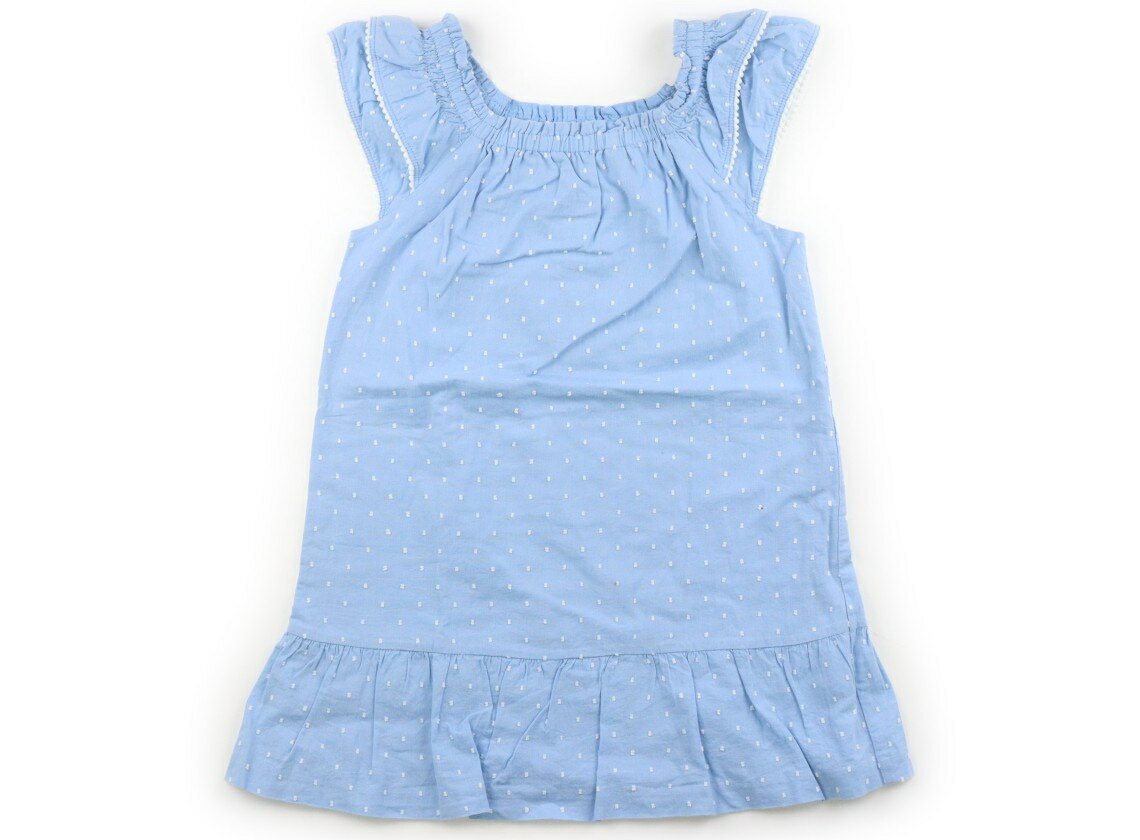 Jumpers - ジャニー＆ジャック Janie & Jack ジャンパースカート 110 女の子 サックス・オフカットローン 子供服 ベビー服 キッズ アウトレット ユーズド 【中古】キッズ・ベビー・マタニティ