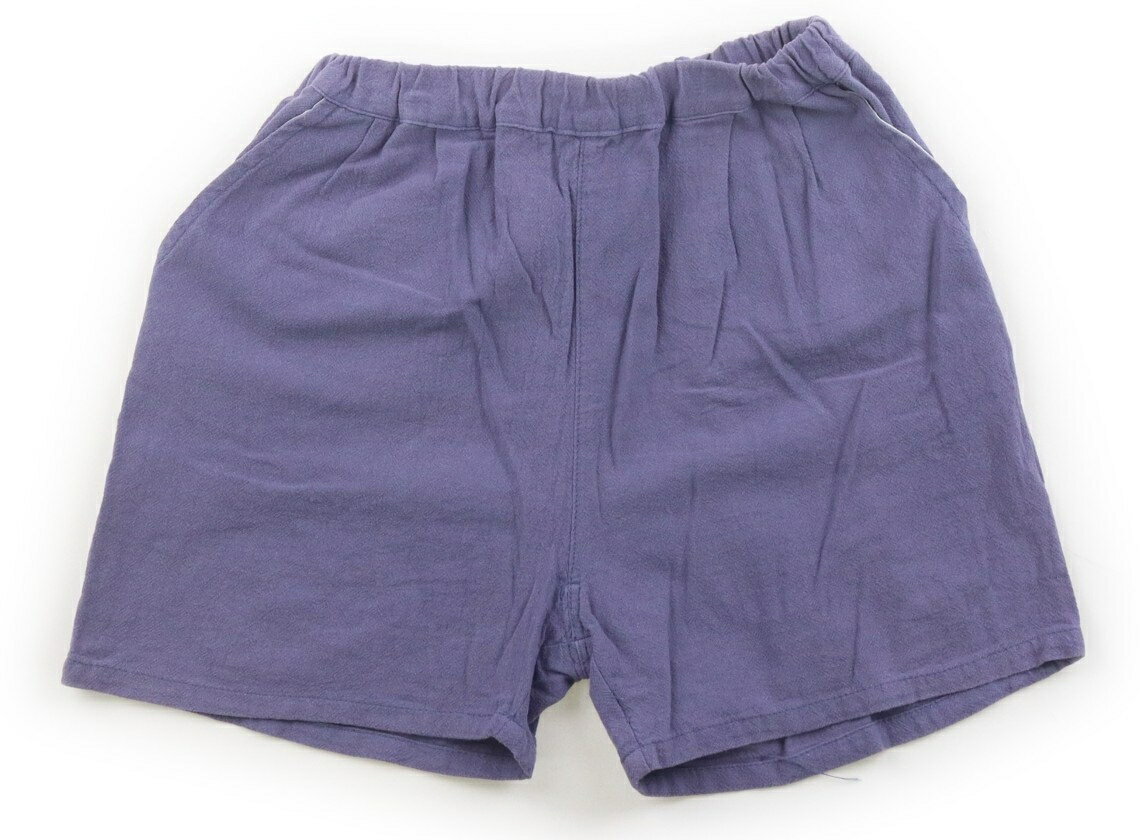 Long-Trousers, Trousers - プティマイン petit main ショートパンツ 130 女の子 スモーキーブルー 子供服 ベビー服 キッズ アウトレット ユーズド 【中古】キッズ・ベビー・マタニティ