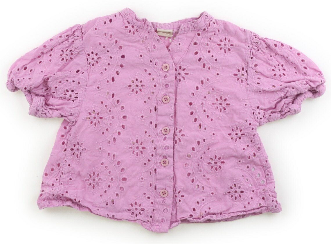 Rakuten - プティマイン petit main シャツ・ブラウス 90 女の子 パープル系 子供服 ベビー服 キッズ アウトレット ユーズド 【中古】キッズ・ベビー・マタニティ