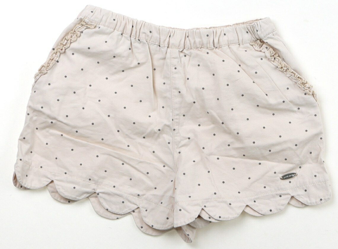 Culottes - プティマイン petit main キュロット 120 女の子 ライトベージュ・水玉 子供服 ベビー服 キッズ アウトレット ユーズド 【中古】キッズ・ベビー・マタニティ