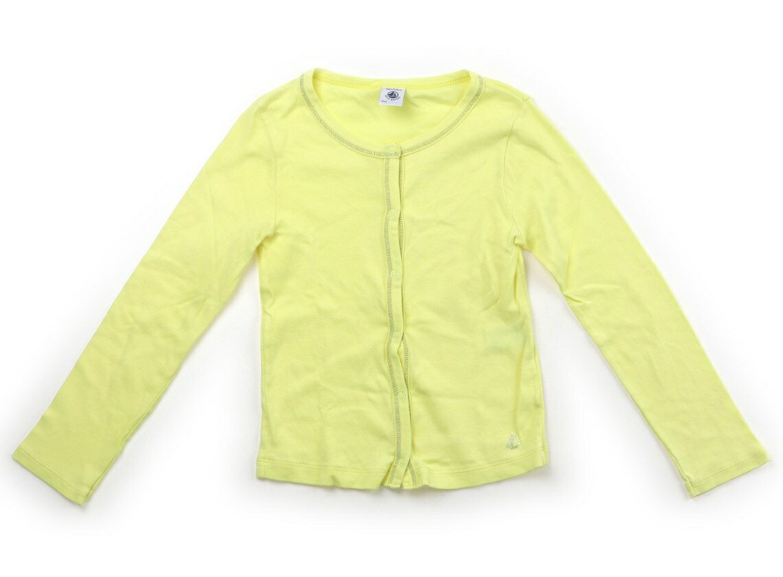 プチバトー PETIT BATEAU カーディガン 110 女の子 イエロー 子供服 ベビー服 キッズ アウトレット ユーズド 【中古】キッズ・ベビー・マタニティ
