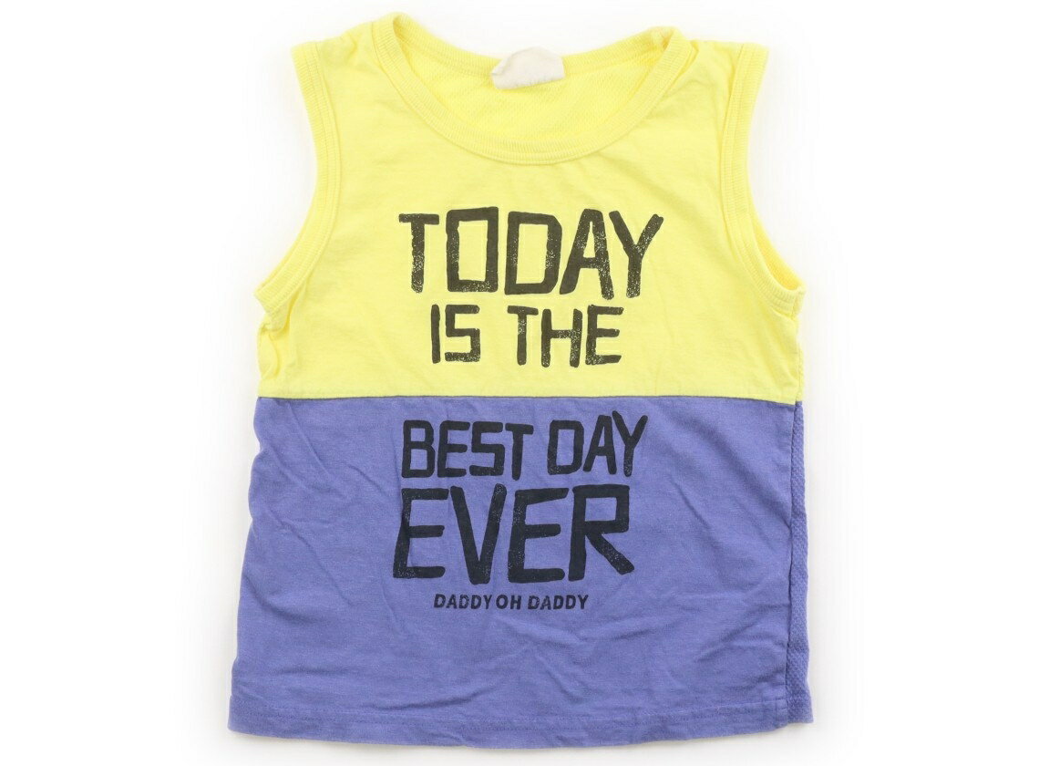 Daddy Oh Daddy Tank Top/Camisole, Size 120, Boys, Yellow/Muted Blue, Children's Clothing, Baby Clothes, Kids, Outlet, Used [Pre-owned] Kids, Baby, Maternity