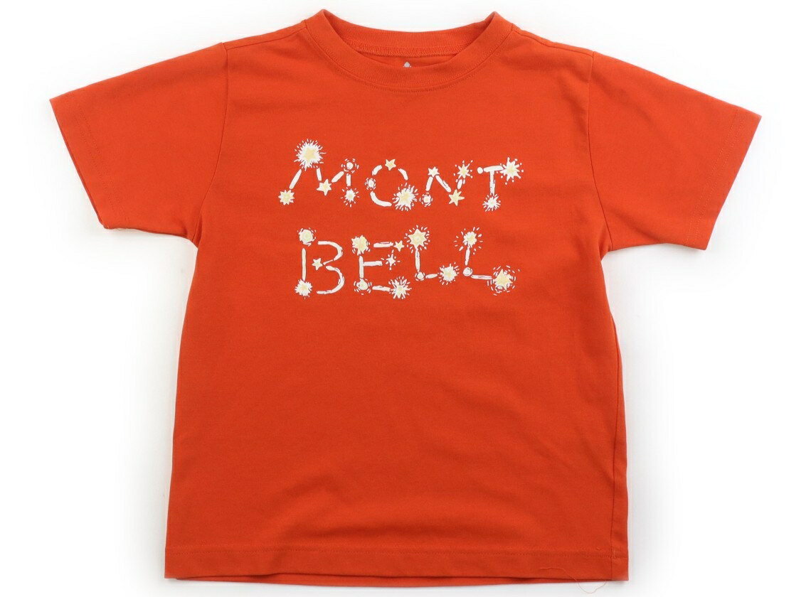 モンベル mont-bell Tシャツ カットソー 120 男の子 レッドオレンジ 子供服 ベビー服 キッズ アウトレット ユーズド 【中古】キッズ ベビー マタニティ