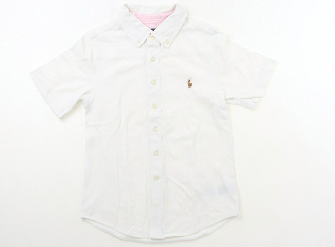 ポロラルフローレン POLO RALPH LAUREN シャツ・ブラウス 140 男の子 白 子供服 ベビー服 キッズ アウトレット ユーズド 【中古】キッズ・ベビー・マタニティ