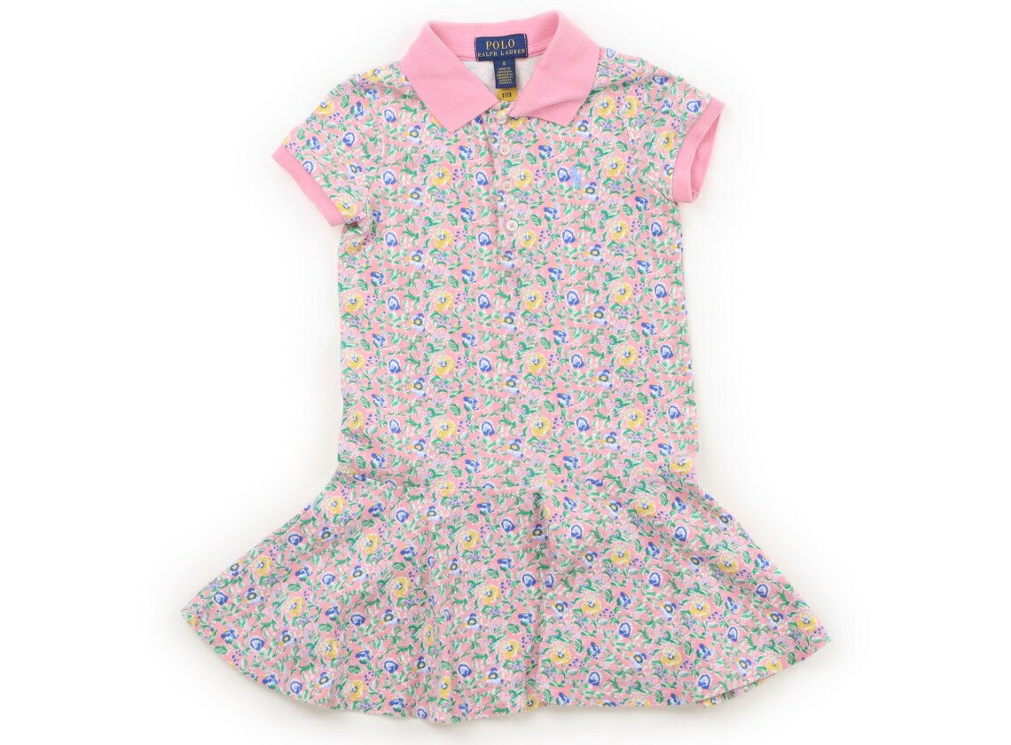 ポロラルフローレン POLO RALPH LAUREN ワンピース 110 女の子 ピンク・花柄 子供服 ベビー服 キッズ アウトレット ユーズド 【中古】キッズ・ベビー・マタニティ