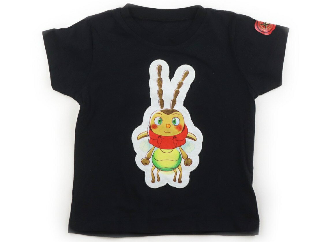 インセクトコレクション Insect Collection Tシャツ・カットソー 100 男の子 ブラック・ホワイト×蛍 子供服 ベビー服 キッズ アウトレット ユーズド キッズ・ベビー・マタニティ