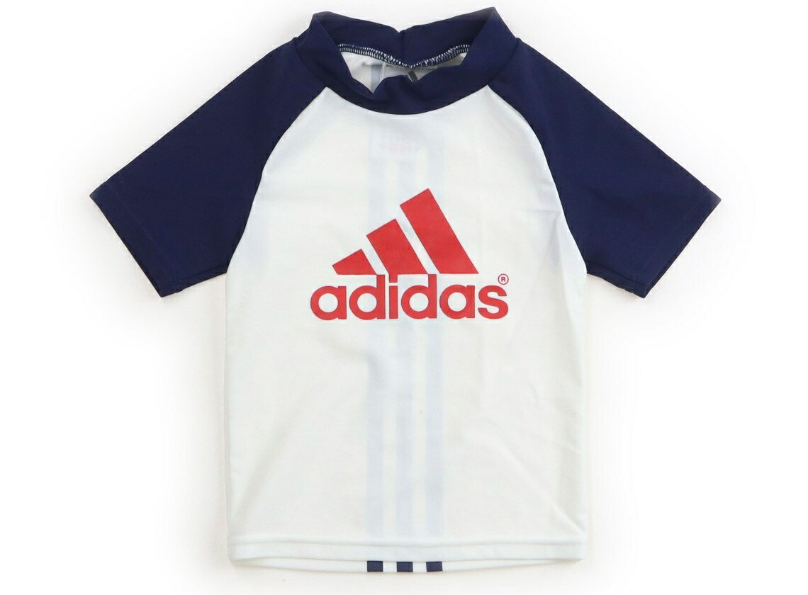 アディダス Adidas 水着・バスローブ 70 男の子 紺・アイボリー・ロゴマーク 子供服 ベビー服 キッズ アウトレット ユーズド 【中古】キッズ・ベビー・マタニティ