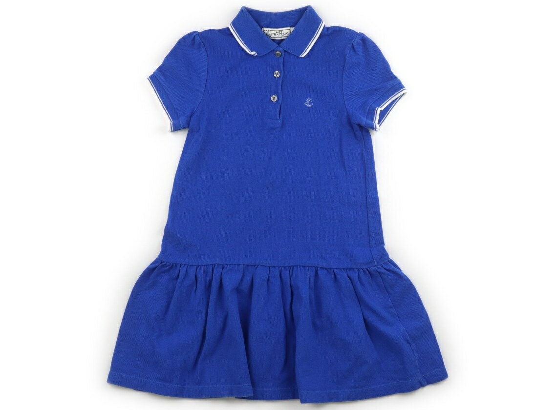 プチバトー PETIT BATEAU ワンピース 120 女の子 ブルー 子供服 ベビー服 キッズ アウトレット ユーズド 【中古】キッズ・ベビー・マタニティ