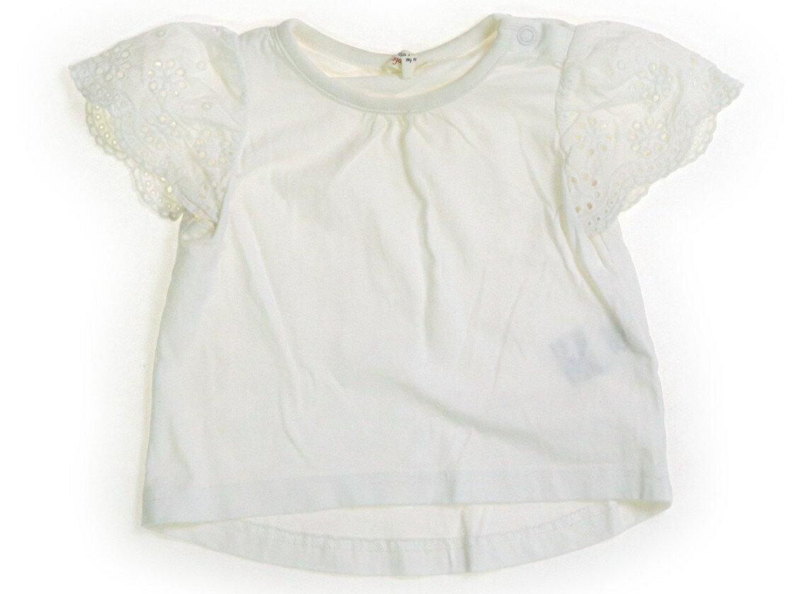 ラーゴム Lagom Tシャツ・カットソー 80 女の子 ホワイト 子供服 ベビー服 キッズ アウトレット ユーズド 【中古】キッズ・ベビー・マタニティ