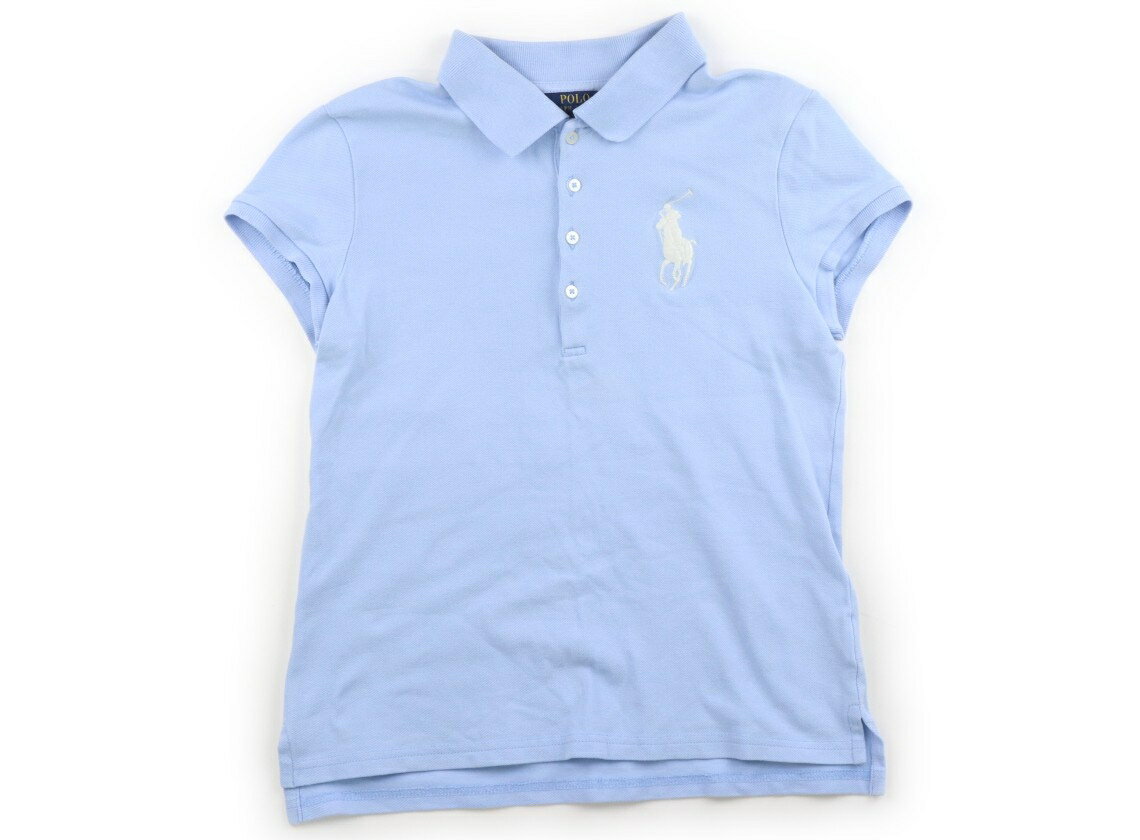 ポロラルフローレン POLO RALPH LAUREN ポロシャツ 150 女の子 ライトブルー 子供服 ベビー服 キッズ アウトレット ユーズド 【中古】キッズ・ベビー・マタニティ