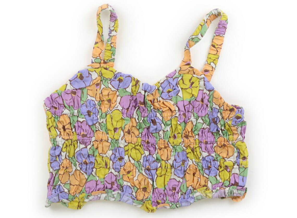 ZARA Tank Top/Camisole, Size 160, Girls, Colorful Floral Print, Children's Clothing, Baby Clothes, Kids, Outlet, Used [Pre-owned] Kids, Baby, Maternity