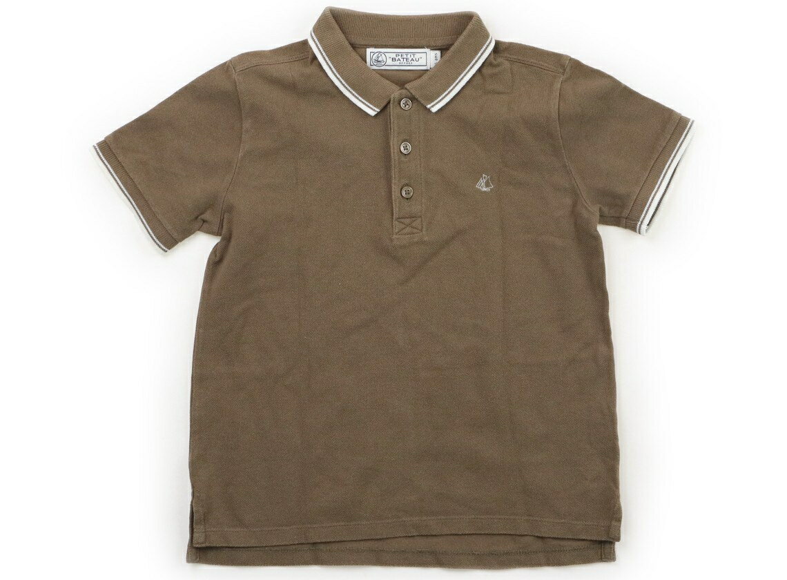 　ブランド 　PETIT BATEAU(プチバトー) 　カテゴリー 　ポロシャツ 　サイズ 　110サイズ 　色 　カーキブラウン 　状態 　★★（返品不可） 　記名 　なし 　ジャンル 　Boy 実際のサイズ表記は116cm。全体に色褪せと洗いざらし感が見受けられます。 ＊【状態】【サイズ】に関しての詳しい説明はこちら