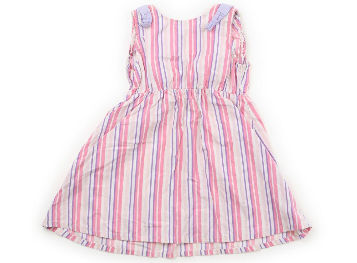 Rakuten - アプレレクール apres les cours ワンピース 100 女の子 ピンク系ストライプ、パープル 子供服 ベビー服 キッズ アウトレット ユーズド 【中古】キッズ・ベビー・マタニティ