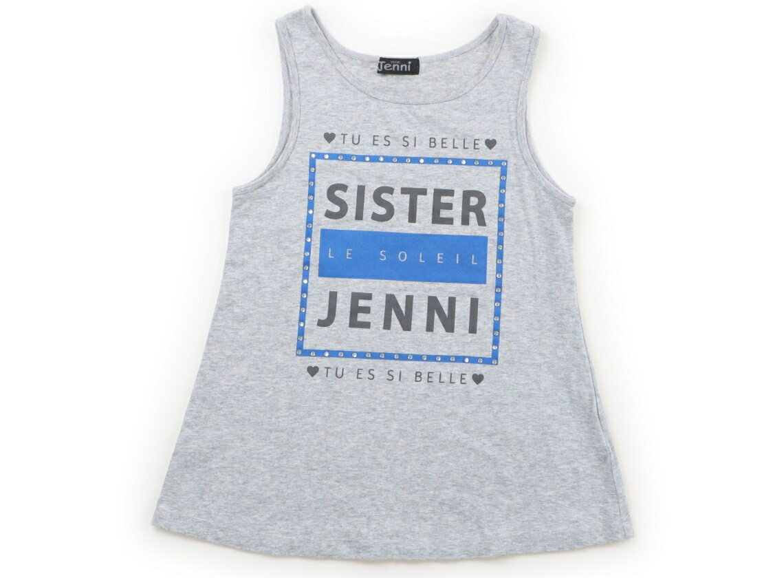 ジェニィ JENNI タンクトップ・キャミソール 130 女の子 グレー・ブルー 子供服 ベビー服 キッズ アウトレット ユーズド 【中古】キッズ・ベビー・マタニティ