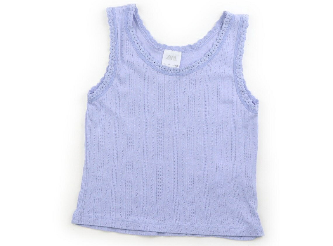 ZARA Tank Top/Camisole, Size 120, Girls, Blue Violet, Children's Clothing, Baby Clothes, Kids, Outlet, Used [Pre-owned] Kids, Baby, Maternity