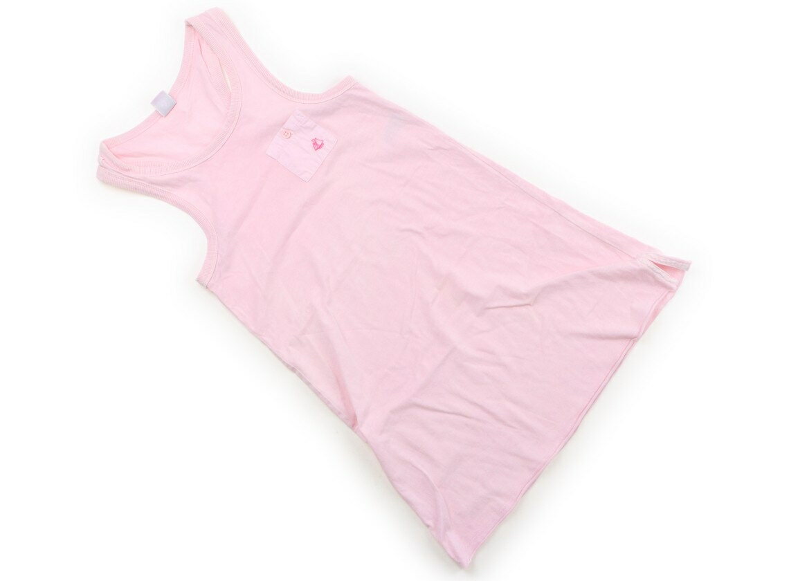 プチバトー PETIT BATEAU ワンピース 120 女の子 ピンク 子供服 ベビー服 キッズ アウトレット ユーズド 【中古】キッズ・ベビー・マタニティ