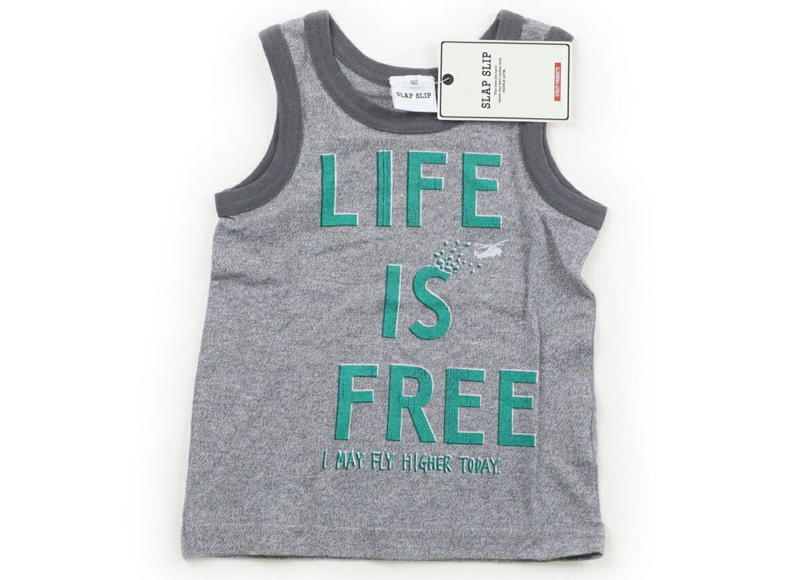 SLAP SLIP Tank Top/Camisole, Size 90, Boys, Gray/Green, Children's Clothing, Baby Clothes, Kids, Outlet, Used [Pre-owned] Kids, Baby, Maternity