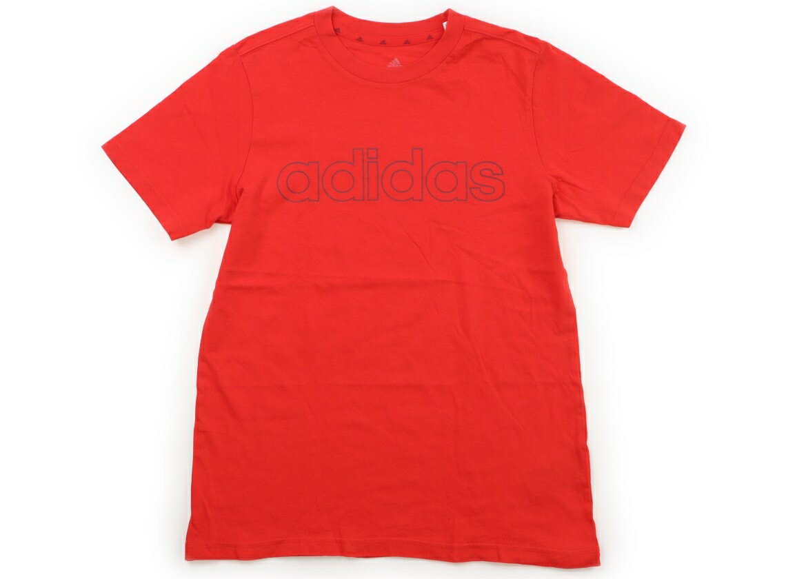 アディダス Adidas Tシャツ・カットソー 160 男の子 レッド 子供服 ベビー服 キッズ アウトレット ユーズド 【中古】キッズ・ベビー・マタニティ