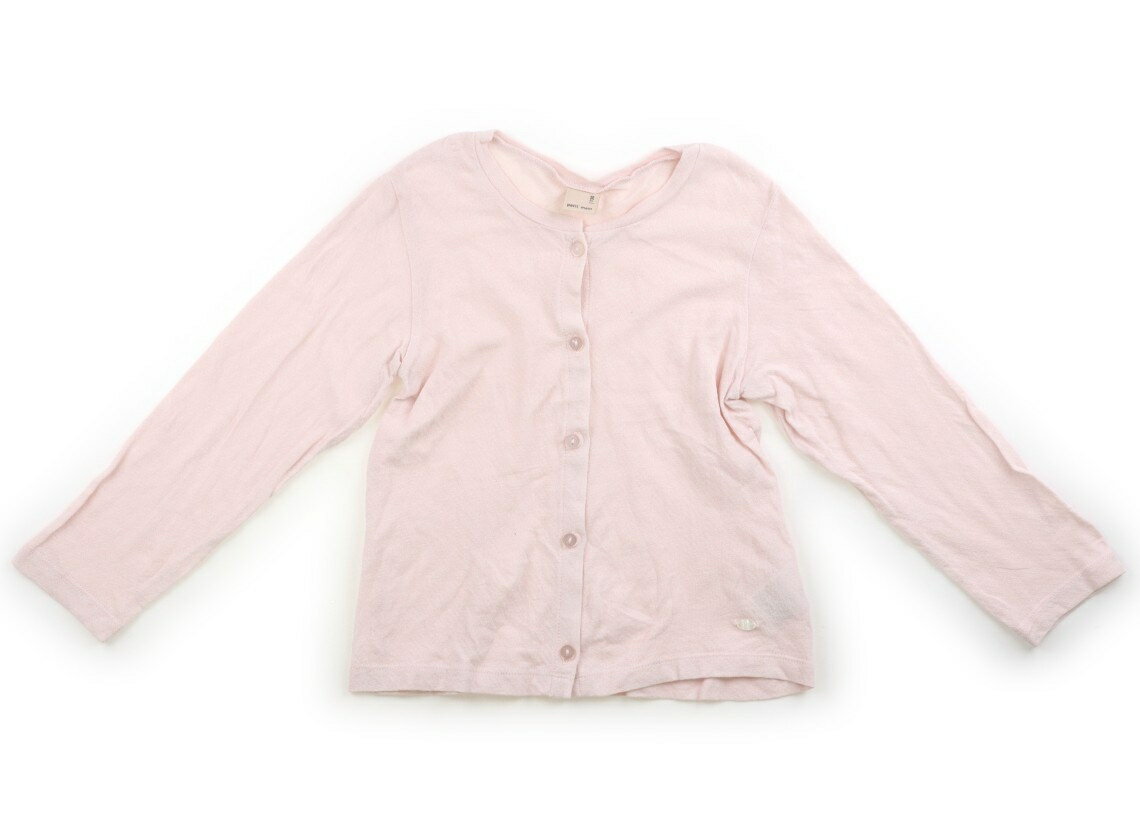 Cardigans - プティマイン petit main カーディガン 130 女の子 ベビーピンク 子供服 ベビー服 キッズ アウトレット ユーズド 【中古】キッズ・ベビー・マタニティ