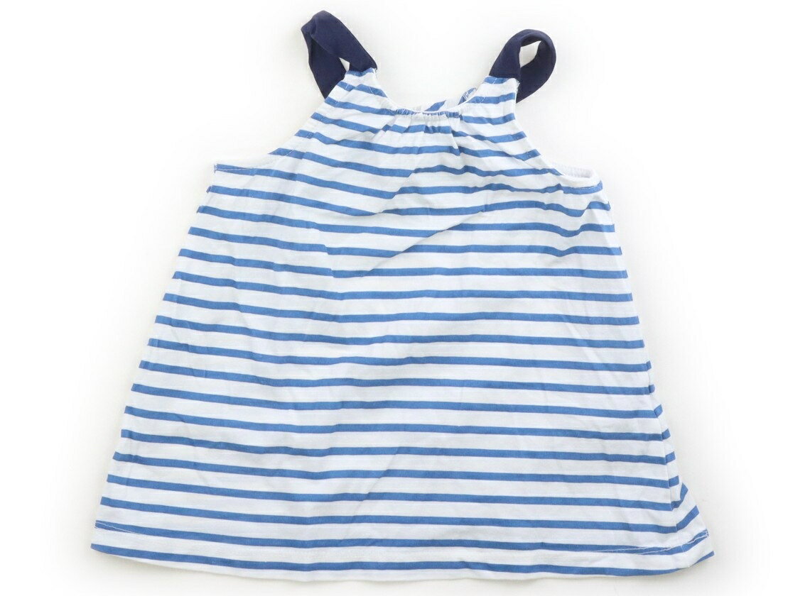 ZARA Tank Top/Camisole, Size 90, Girls, White/Blue/Striped, Children's Clothing, Baby Clothes, Kids, Outlet, Used [Pre-owned] Kids, Baby, Maternity