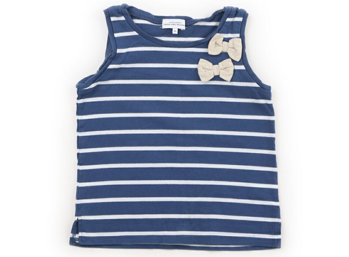 UNITED ARROWS Tank Top/Camisole, Size 100, Girls, Navy Stripe, Children's Clothing, Baby Clothing, Kids, Outlet, Used [Pre-owned] Kids, Baby, Maternity