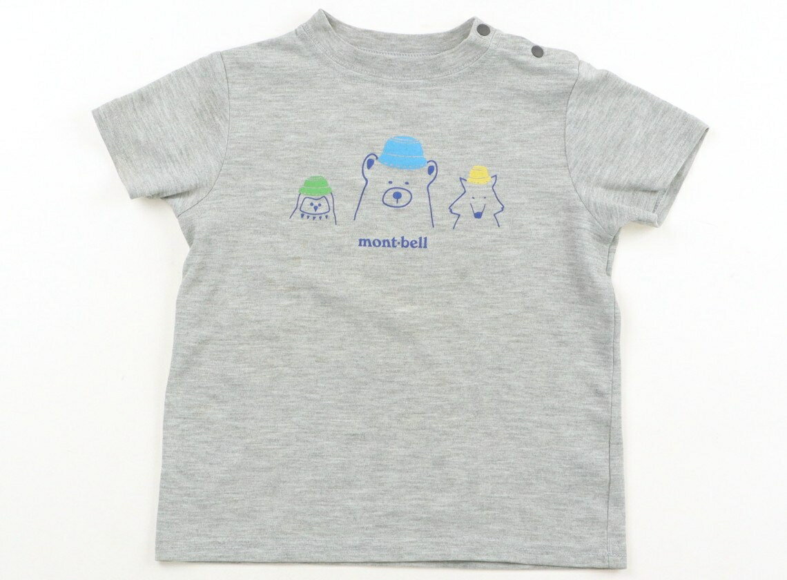 モンベル mont-bell Tシャツ カットソー 90 男の子 グレー 子供服 ベビー服 キッズ アウトレット ユーズド 【中古】キッズ ベビー マタニティ