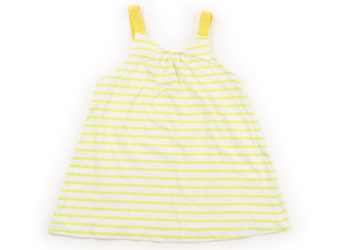 ZARA Tank Top/Camisole, Size 100, Girls, Yellow x White x Stripe, Children's Clothing, Baby Clothes, Kids, Outlet, Used [Pre-owned] Kids, Baby, Maternity