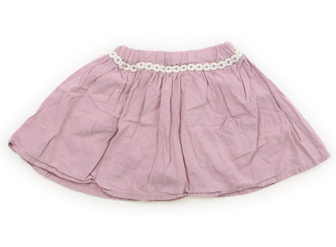 Rakuten - アプレレクール apres les cours スカート 120 女の子 くすみピンク・アイボリー 子供服 ベビー服 キッズ アウトレット ユーズド 【中古】キッズ・ベビー・マタニティ