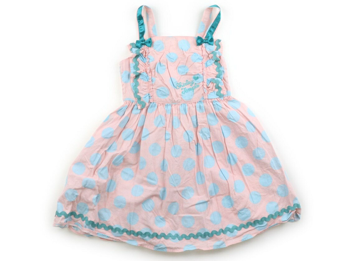 Jumpers - シャーリーテンプル Shirley Temple ジャンパースカート 110 女の子 パステルピンク、ブルー、ピーコックグリーン 子供服 ベビー服 キッズ アウトレット ユーズド 【中古】キッズ・ベビー・マタニティ