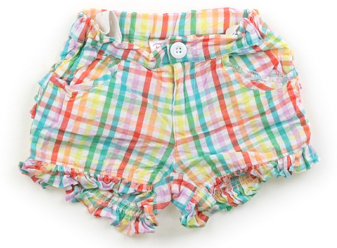 ラッフルバッツ Ruffle Butts ショートパンツ 95 女の子 マルチカラーチェック 子供服 ベビー服 キッズ アウトレット ユーズド 【中古】キッズ・ベビー・マタニティ