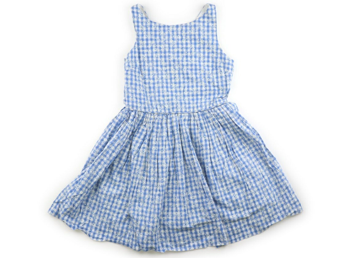 ポロラルフローレン POLO RALPH LAUREN ワンピース 140 女の子 ブルー、チェック、花柄 子供服 ベビー服 キッズ アウトレット ユーズド 【中古】キッズ・ベビー・マタニティ