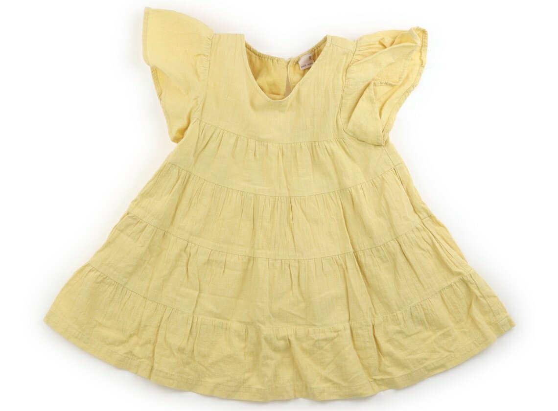 Dresses - プティマイン petit main ワンピース 90 女の子 マスタード 子供服 ベビー服 キッズ アウトレット ユーズド 【中古】キッズ・ベビー・マタニティ