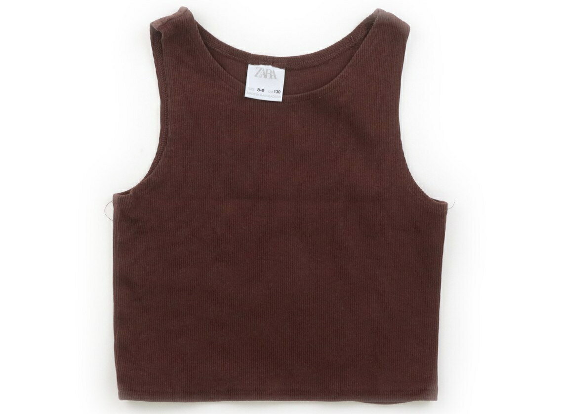자라 ZARA 탱크 탑 캐미솔 130 여자 레드 브라운 아동복 아기 옷 키즈 아울렛 유즈드 [중고] 키즈 아기 출산