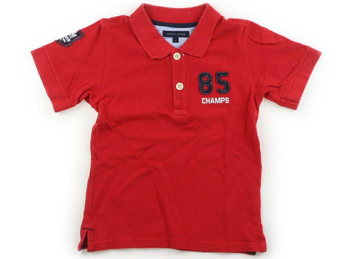 　ブランド 　Tommy Hilfiger(トミーヒルフィガー) 　カテゴリー 　ポロシャツ 　サイズ 　110サイズ 　色 　赤　英字プリント 　状態 　★★（返品不可） 　記名 　なし 　ジャンル 　Boy サイズ6。部分的に色褪せがあります。目立った汚れはありません。 ＊【状態】【サイズ】に関しての詳しい説明はこちら