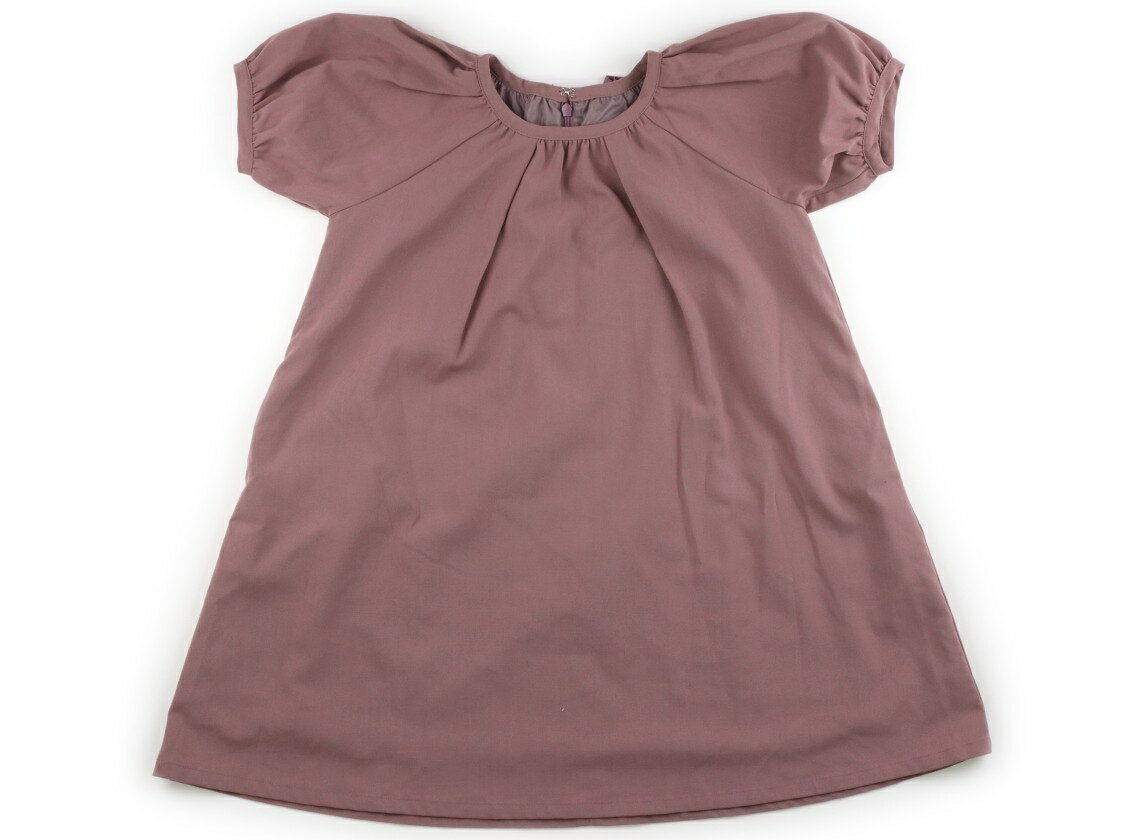 ビームス BEAMS ワンピース 120 女の子 茶紫 子供服 ベビー服 キッズ アウトレット ユーズド 【中古】キッズ・ベビー・マタニティ