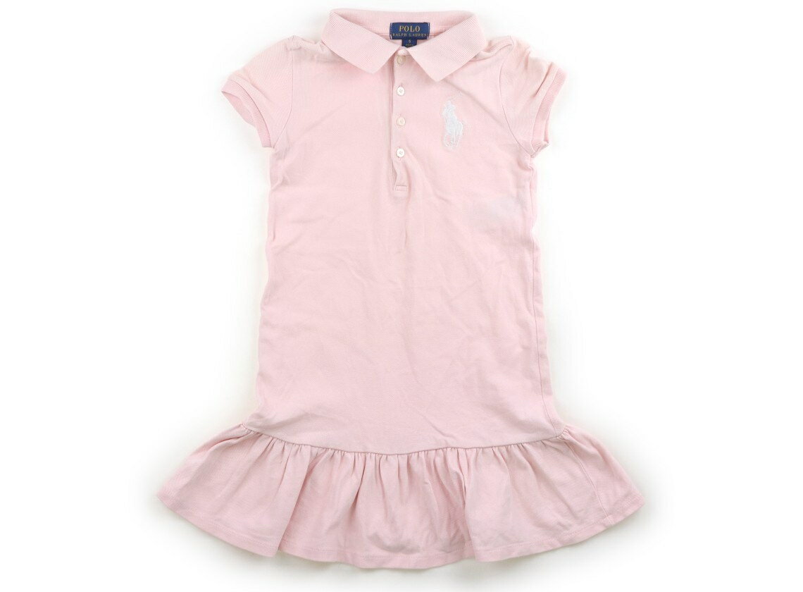 ポロラルフローレン POLO RALPH LAUREN ワンピース 110 女の子 ライトピンク 子供服 ベビー服 キッズ アウトレット ユーズド 【中古】キッズ・ベビー・マタニティ