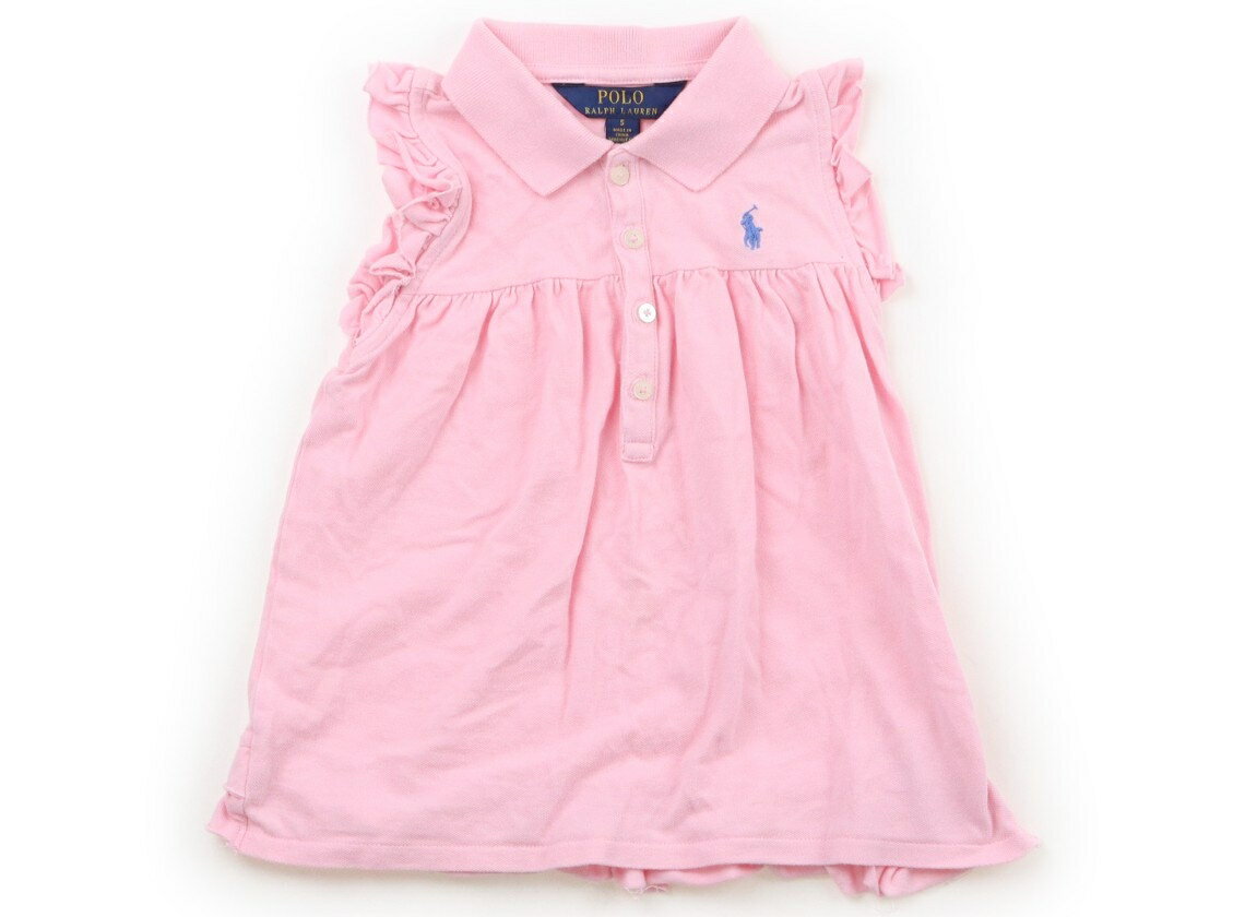 ポロラルフローレン POLO RALPH LAUREN チュニック 120 女の子 ピンク、フリル、ブルー 子供服 ベビー服 キッズ アウトレット ユーズド 【中古】キッズ・ベビー・マタニティ