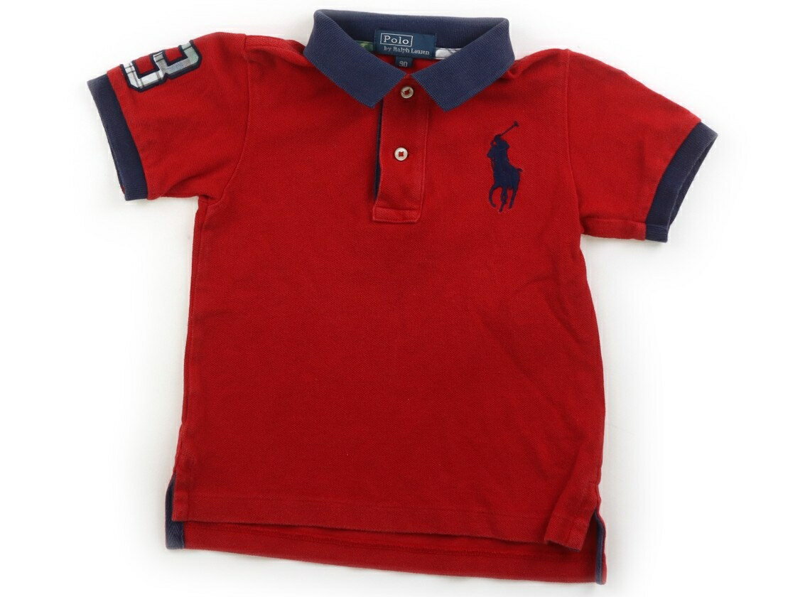 ポロラルフローレン POLO RALPH LAUREN ポロシャツ 90 男の子 赤、紺 子供服 ベビー服 キッズ アウトレット ユーズド 【中古】キッズ・ベビー・マタニティ